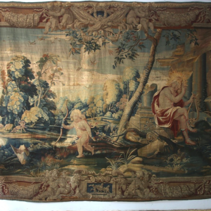 Importante tapisserie, Apollon Et Cupidon, Atelier du Faubourg St Marcel, vers 1635-1650