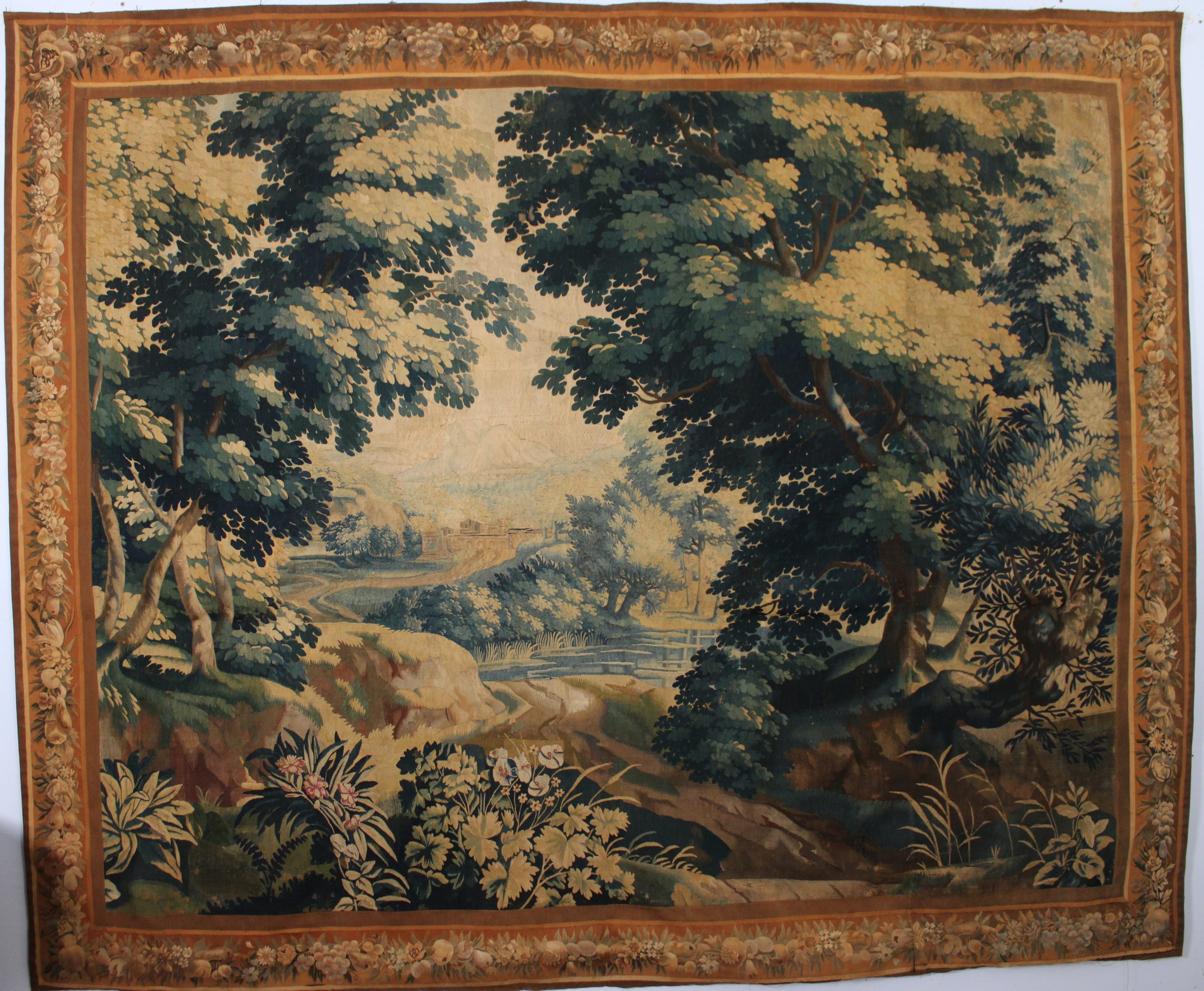 Tapisserie « Verdure » flamande, XVIIIe siècle