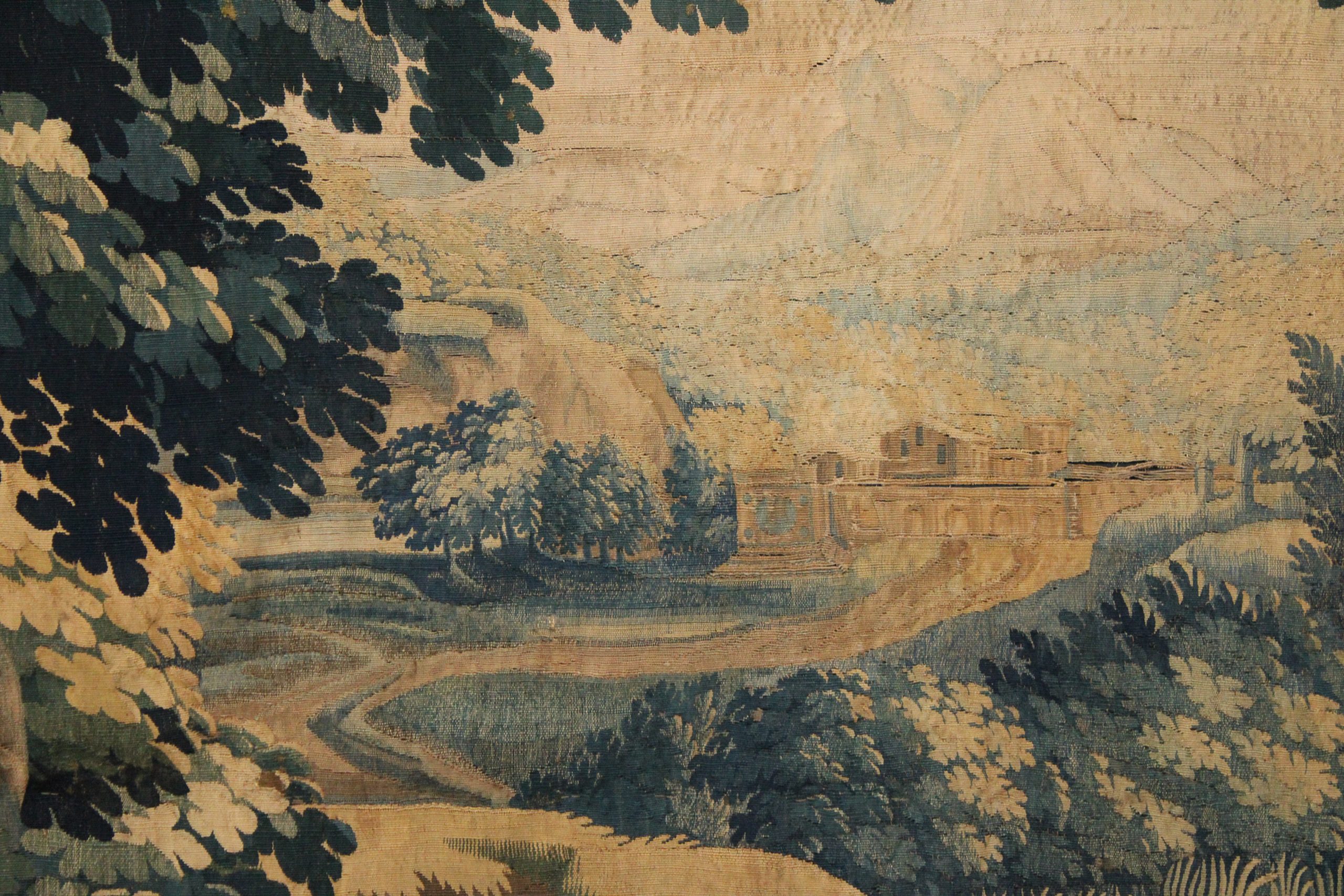 Tapisserie "Verdure" flamande, XVIIIe siècle