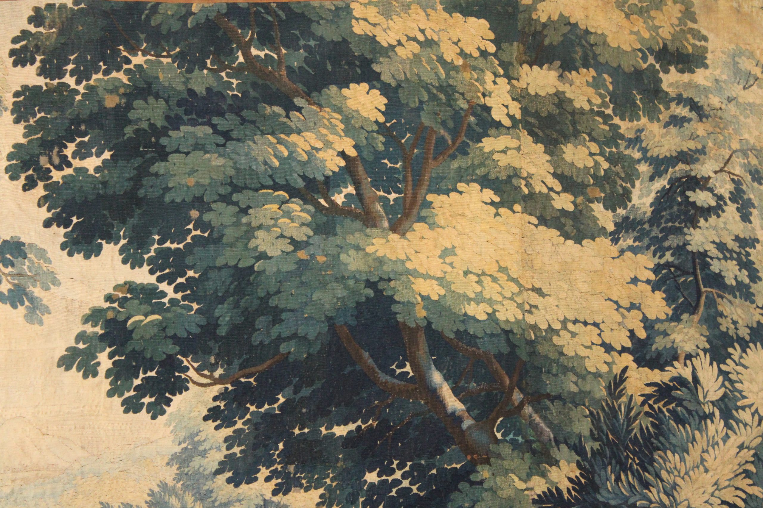 Tapisserie "Verdure" flamande, XVIIIe siècle