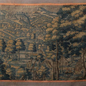 Tapisserie à paysage animé, Flandres XVIe