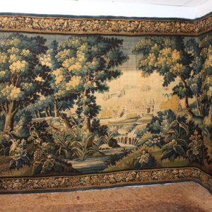 Importante tapisserie d'Aubusson, Verdure, XVIIIe siècle