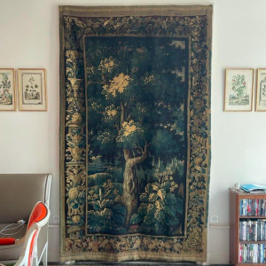Portière Tapisserie Verdure Aubusson, début XVIIIe
