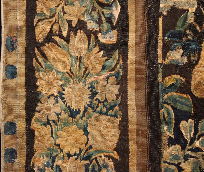 Tapisserie de laine et de soie animée par la déesse Cérès, ouvrage tissé dans un atelier flamand d'Audenarde dans la 1ère moitié du XVIIe siècle.