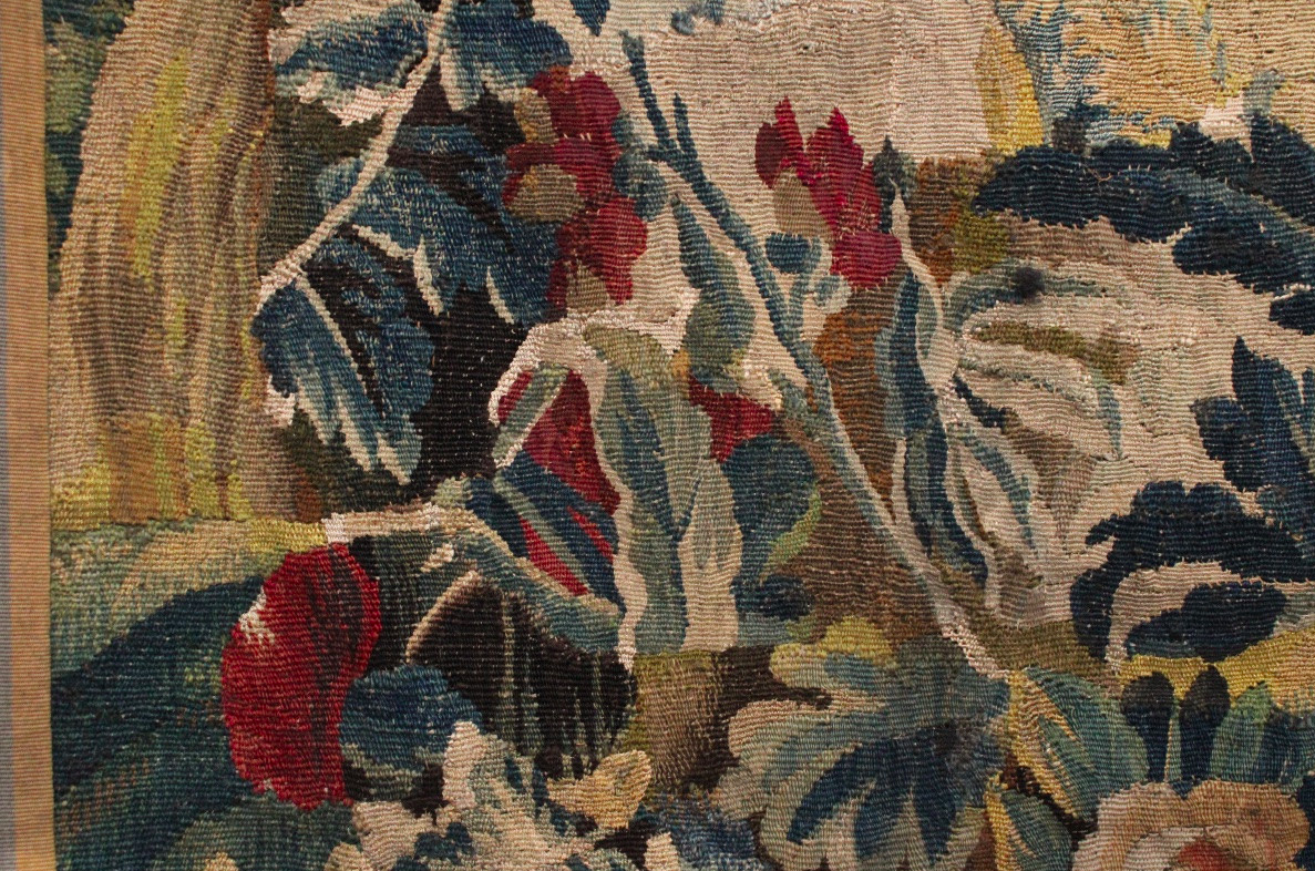 Tapisserie "Verdure à pagode", Aubusson XVIIIe siècle