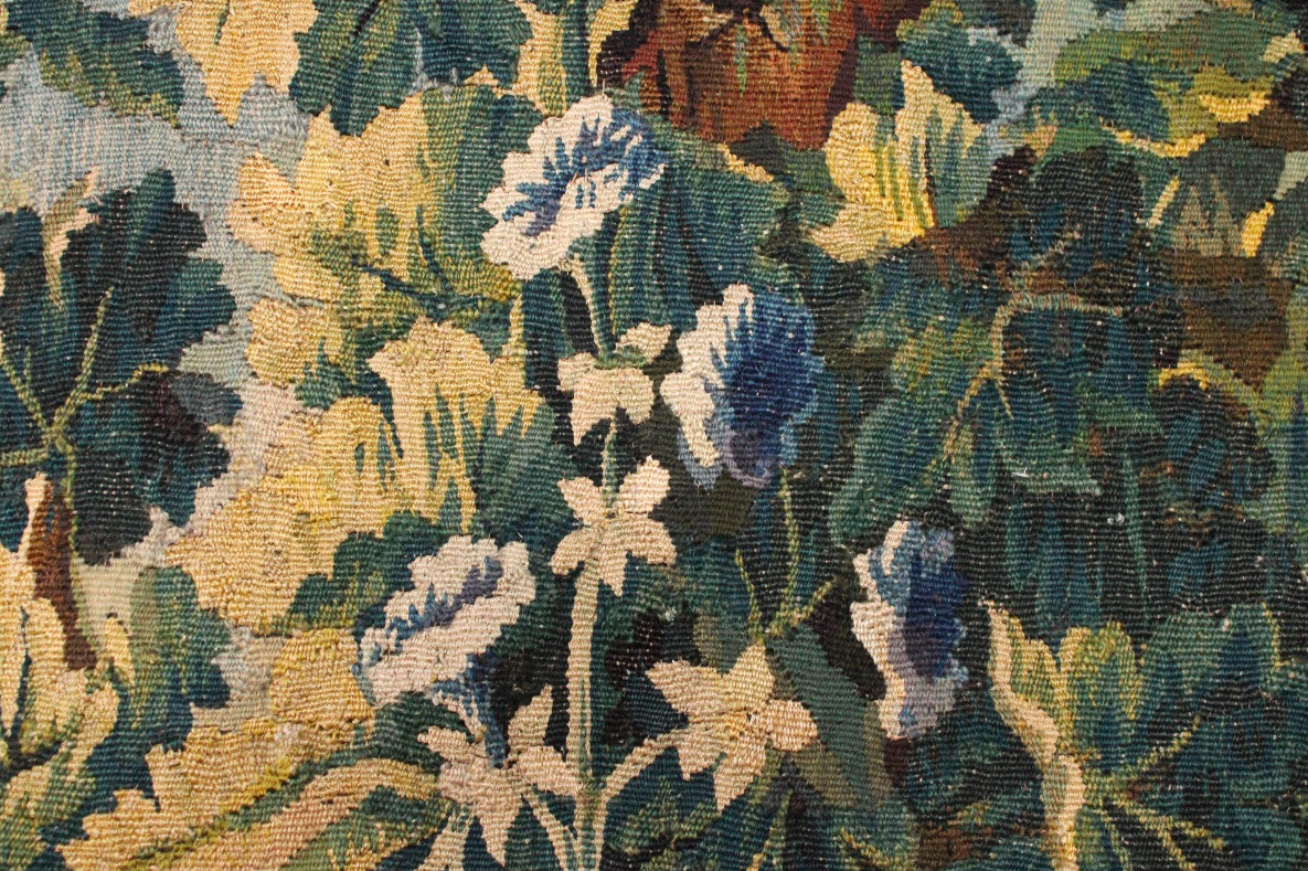 Tapisserie "Verdure à pagode", Aubusson XVIIIe siècle