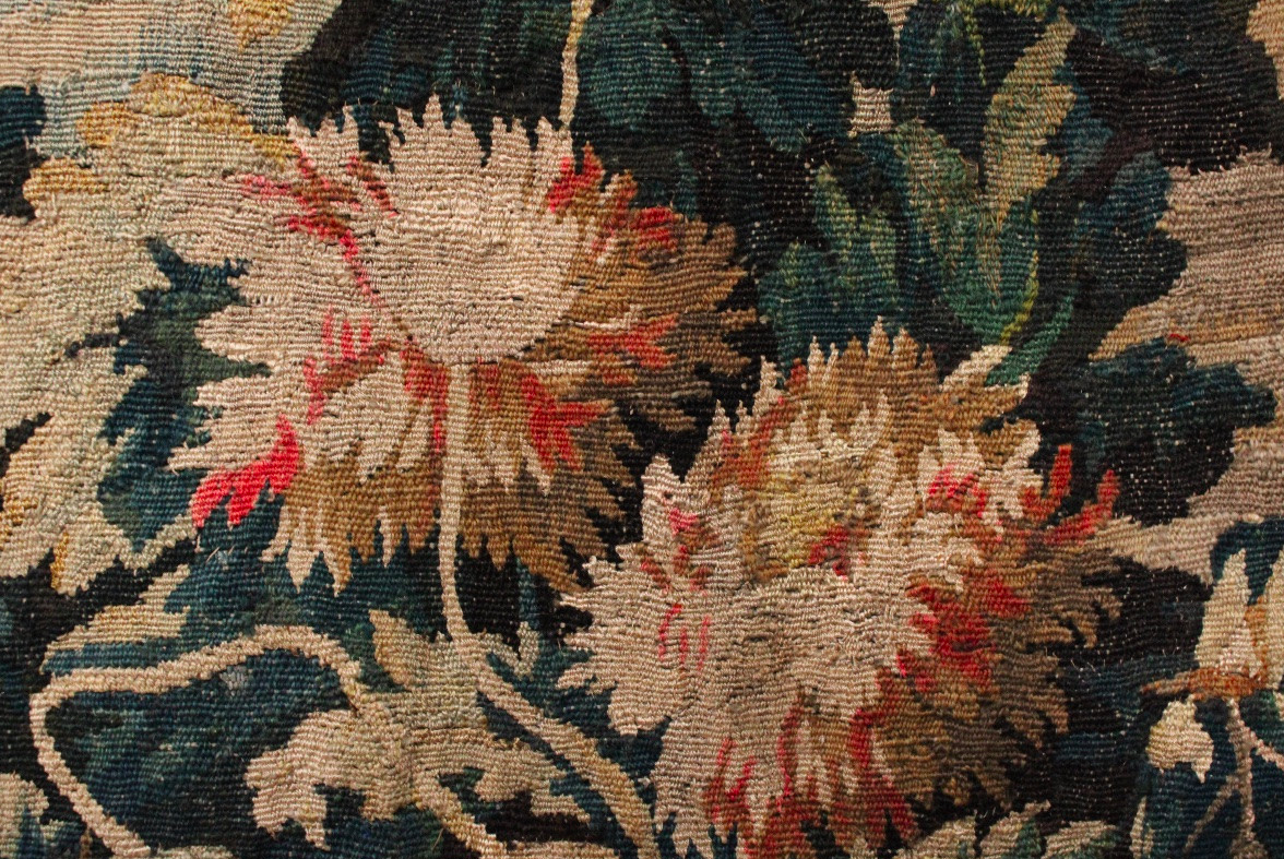 Tapisserie "Verdure à pagode", Aubusson XVIIIe siècle