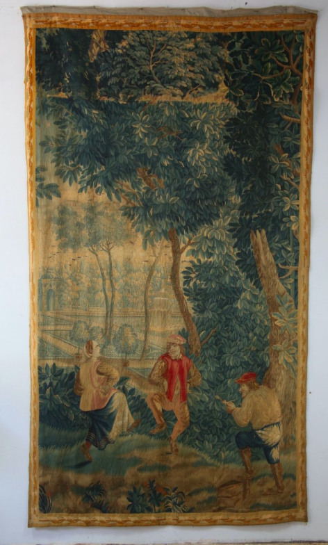 Tapisserie fine dans le goût de Teniers - Audenarde, début du XVIIIème siècle