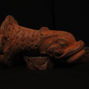 Bouche/ Bec de fontaine Dauphin en fonte, XIX-XXe