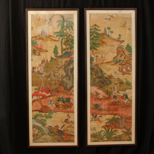 Paire de papiers peints, France, XVIIIe s
