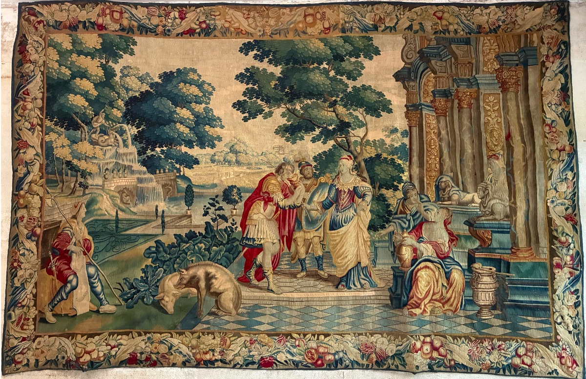 Tapisserie flamande de l'Histoire d'Ulysse, dernier quart du XVIIe siècle