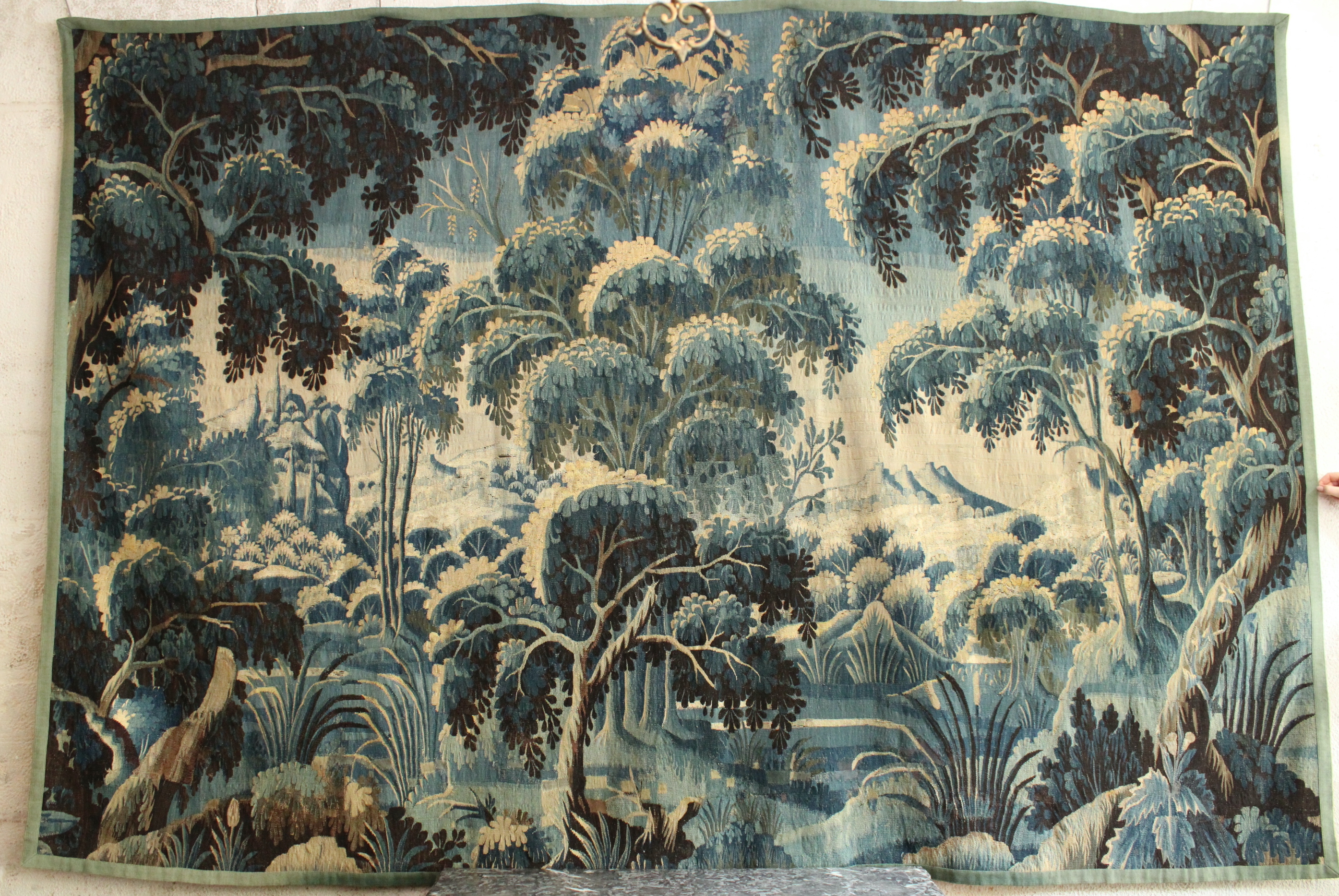 Verdure, tapisserie d'Audenarde, XVIIe s – Image 2