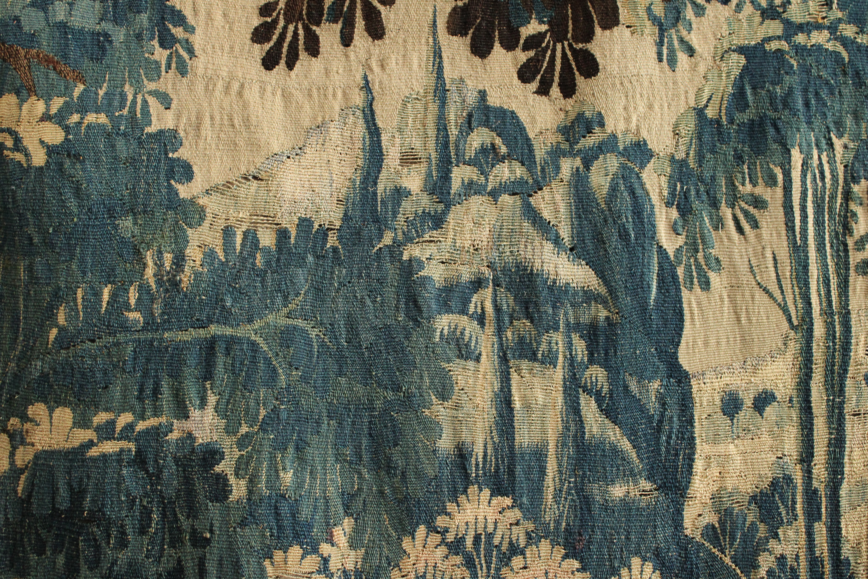 Verdure, tapisserie d'Audenarde, XVIIe s – Image 4