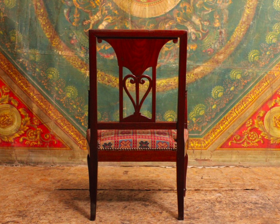Fauteuil en acajou ajouré, attribué à Jacob Frères, vers 1800 – Image 8