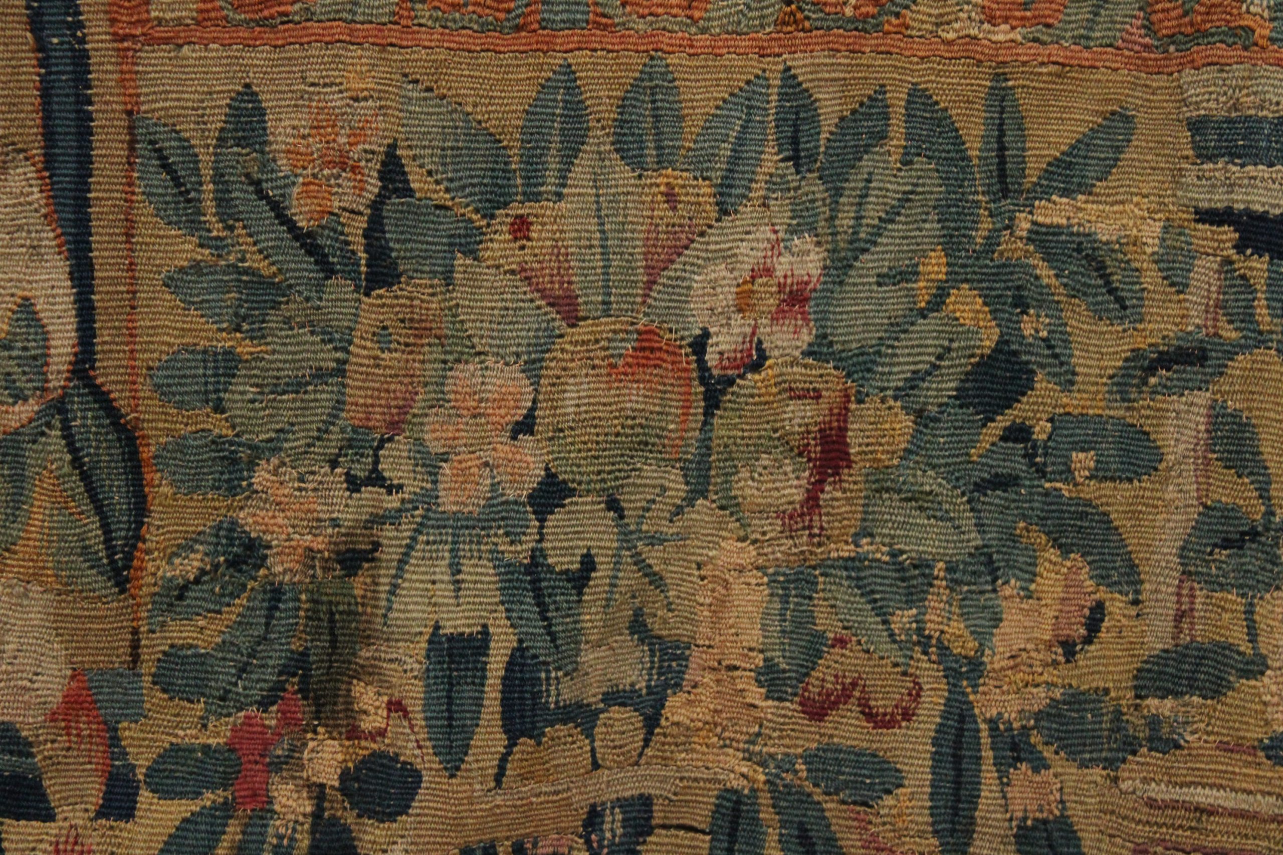 Tapisserie Flamande à scène galante, XVIIème siècle – Image 6