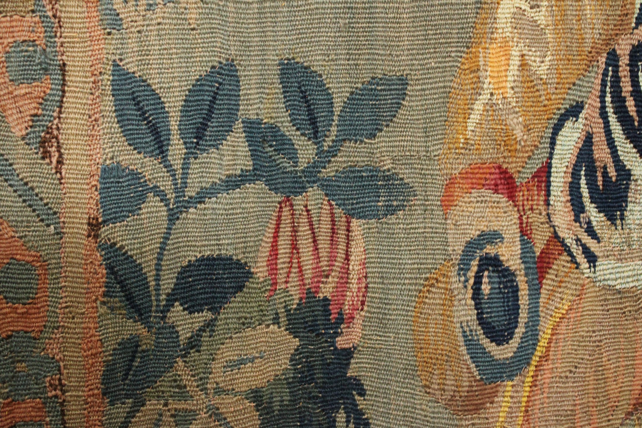 Tapisserie Flamande à scène galante, XVIIème siècle – Image 7