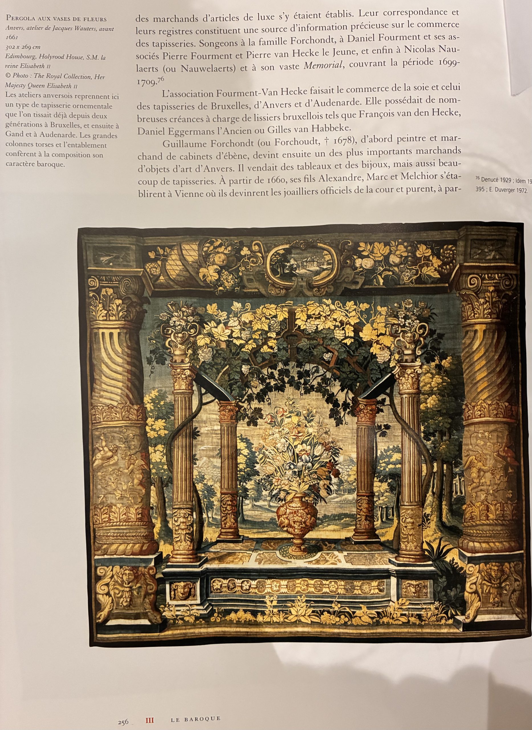 Delmarcel (Guy), La Tapisserie Flamande : du XVe au XVIIIe siècle, Racine Lannoo, 1999, page 256